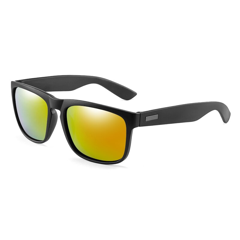 lunettes de soleil polarisées revêtement classique homme carré lunettes de soleil hommes conduite lunettes de soleil UV400 nuances gafas de sol: 03