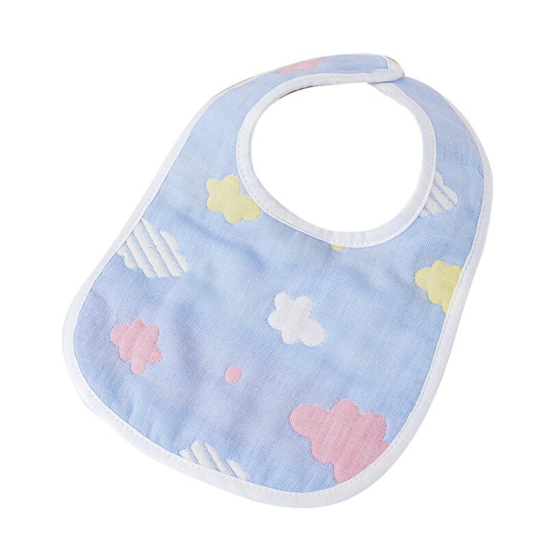 Bibs do bebê Lavável U-Em Forma de Criança Bib Bib Baba Toalha Absorvente Macio Gaze Toalha Saliva: D