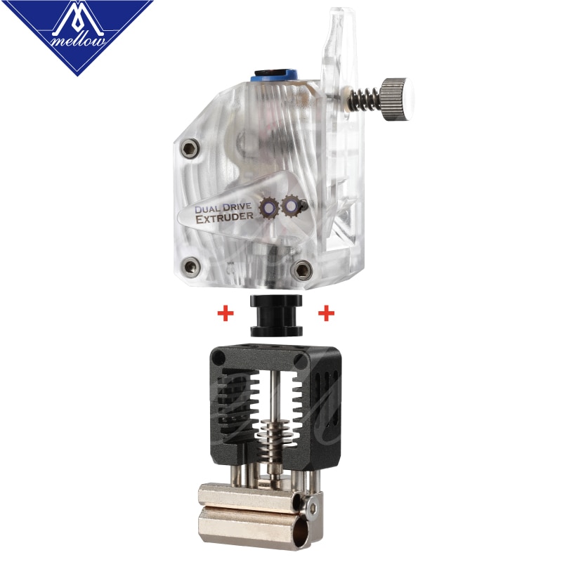 Mellow NF-Crazy Groove Mount Adapter For BMG Extruder For BMG Extruder 1.75MM Mosquito All Metal Adapter for Mosquito Hotend