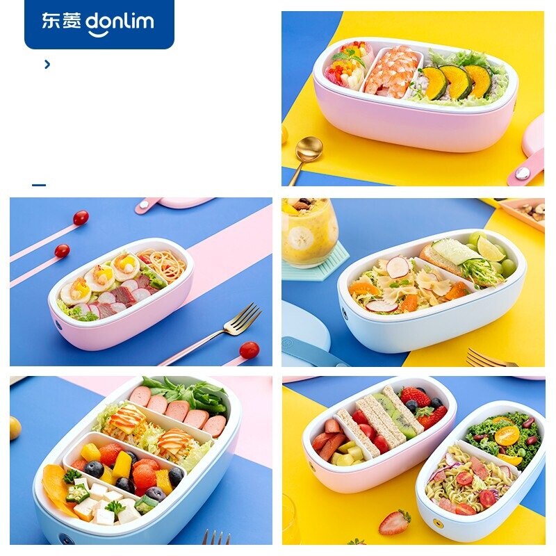 100-240V Electric Meals Lunch Heating Box Multi Electric Rice Cooker Portable Mini Multi Cooker For Travel Office Student