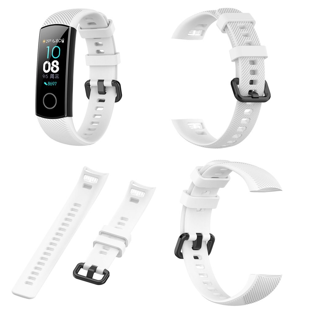 Silikon Bilek Cinturino Da Polso Per Huawei Honor Fascia 5 Standard Smart Wristband di Sport Del Sostituzione Del Braccialetto Cinturino Da Polso Cintura