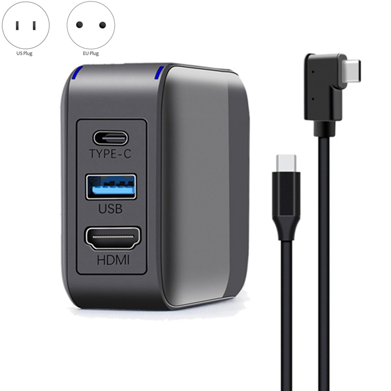 2-em-1 65w multifunções 3.0 usb estação de carregamento doca tipo-c pc adaptador hd tv conversor para nintendo switch