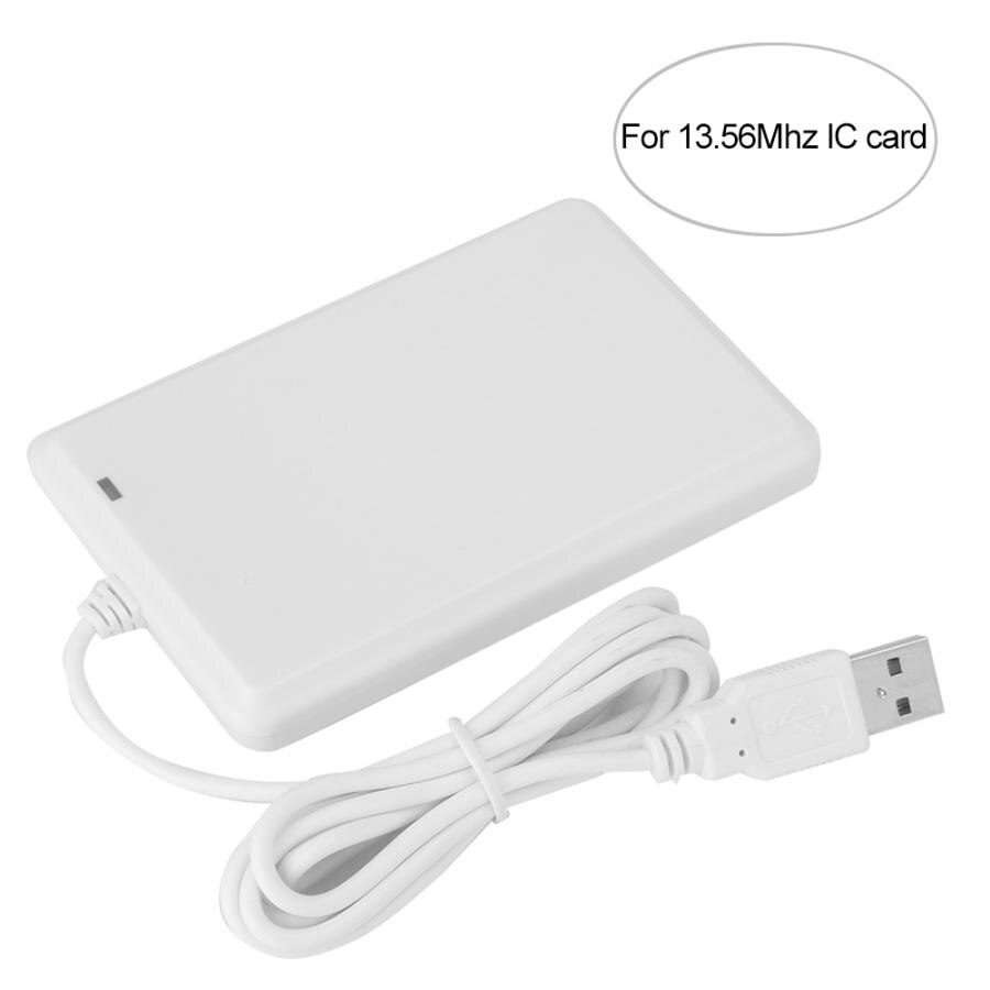 IC/ID Card Non-contact USB Drive-free NFC Door Access Card Reader 13.56Mhz Card Reader Built-in speaker controls buzzer: 13.56Mhz IC