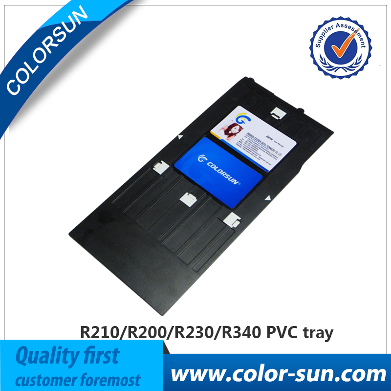 Inkjet pvc-kortbakke plast visitkort udskrivningsbakke til epson  r200 r210 r220 r230 r300 r310 r320 r340 r350