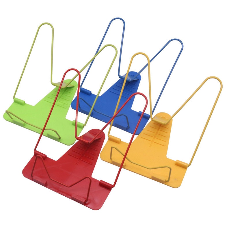 1 Pcs Top Adjustable Portable Document Book Stand Holder Reading Rrame Desk Holder Tilt Bookstand