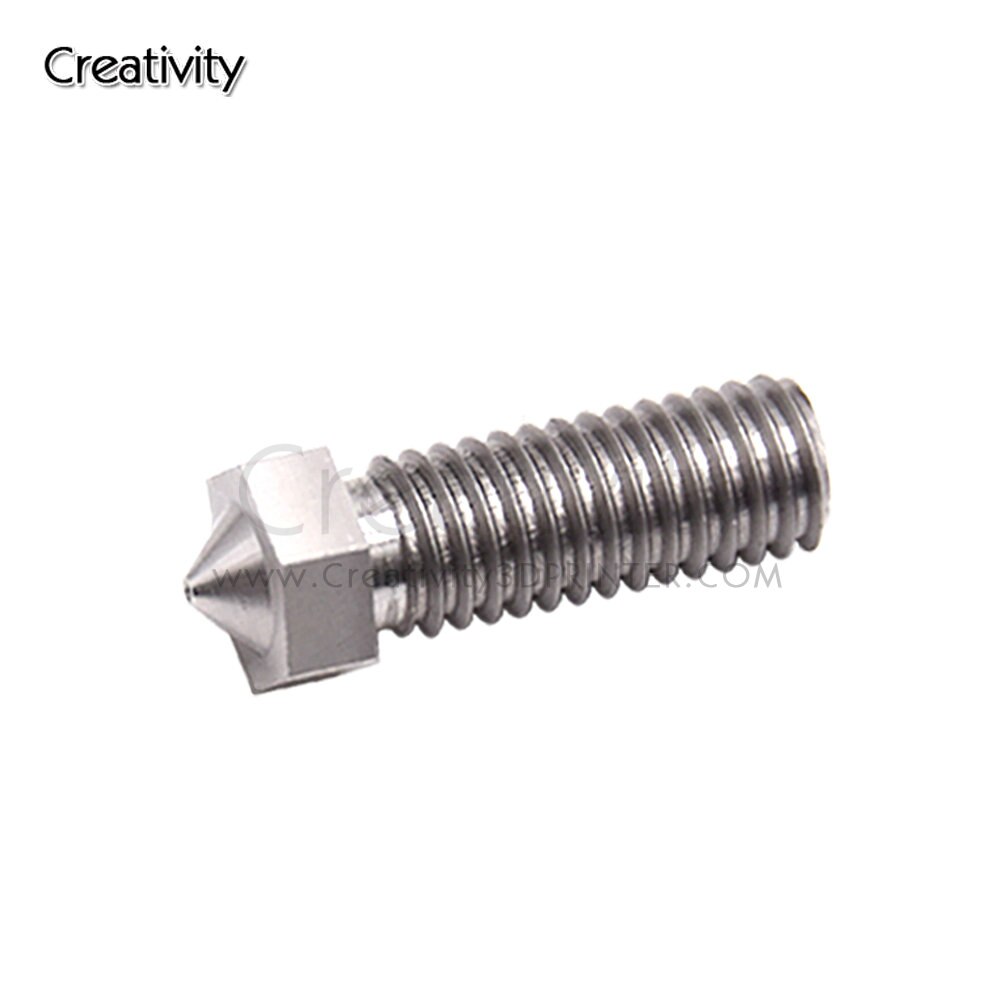 3D Printer Volcano Brass stainless steel Titanium Nozzles 0.4mm For 1.75mm Filament Extruder Nozzle Sidewinder X1&amp; Genius Nozzle