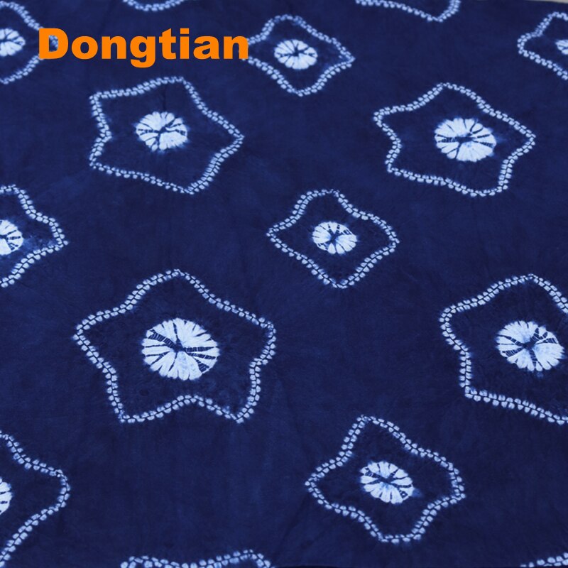 Traditional Hand-dyed Cloth Hand Tie Dye Indigo Fabric Natural Plant Tie Dyed Shibori Fabric Blue Indigo Fabric Crafting Cloth