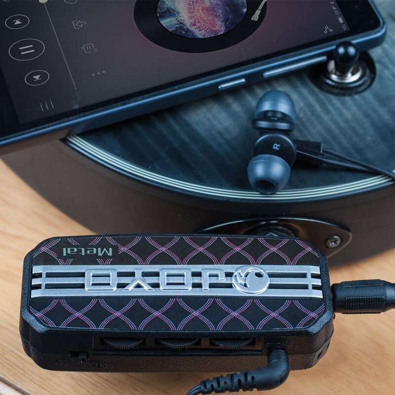JOYO JA-03 Electric Guitar Amplifier Metal Sound Portable Mini Headphone Amp For Musical Instrument Guitar Accessories Parts