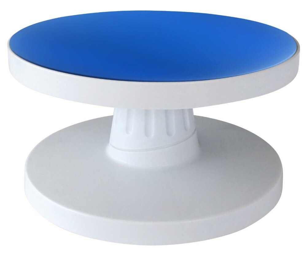 Plastic Cake Revolving Stand Tilting For Make Icing Easy turntable platform Fondant Cake Decorating Tools (Dia.23cm)