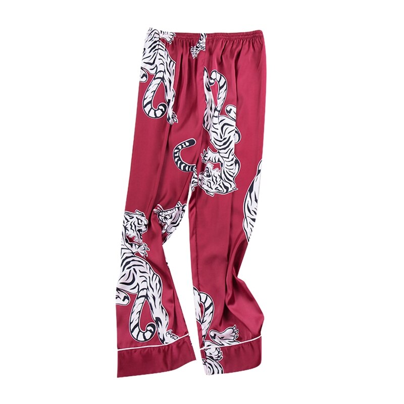 Silk Men's Casual Pajama Pants Homewear: A / XL