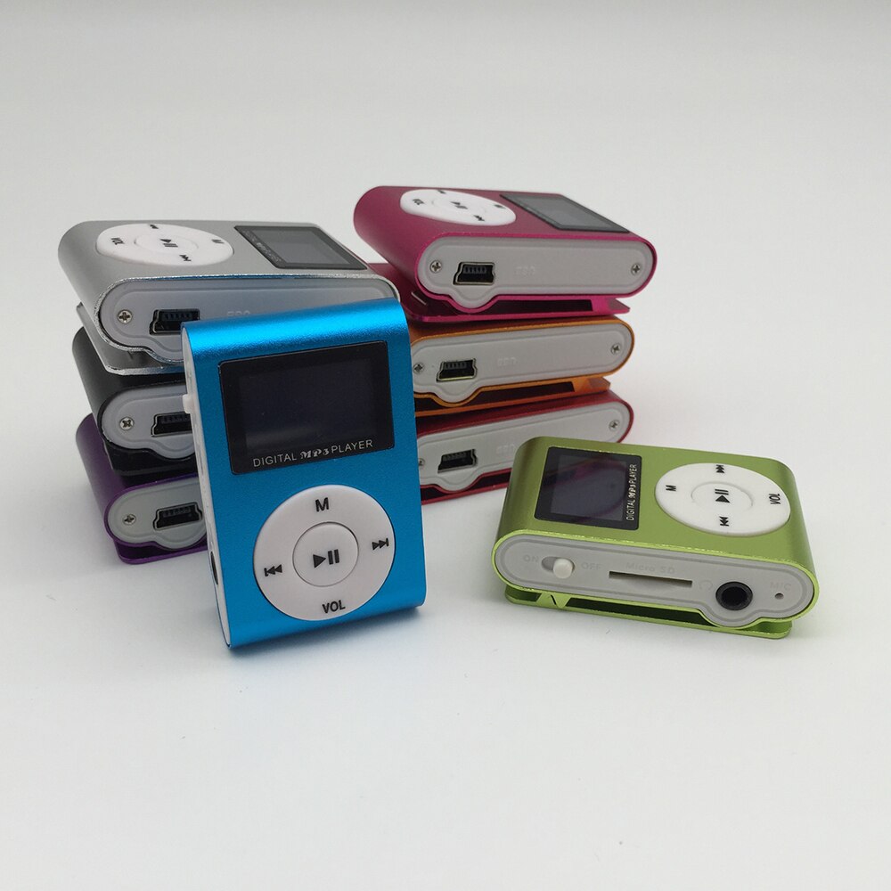 ZUIDID MP3 Player - 1.0 Inch Screen - Metal Shell - TF Card Support - FM Radio - Clip Sport Music Player