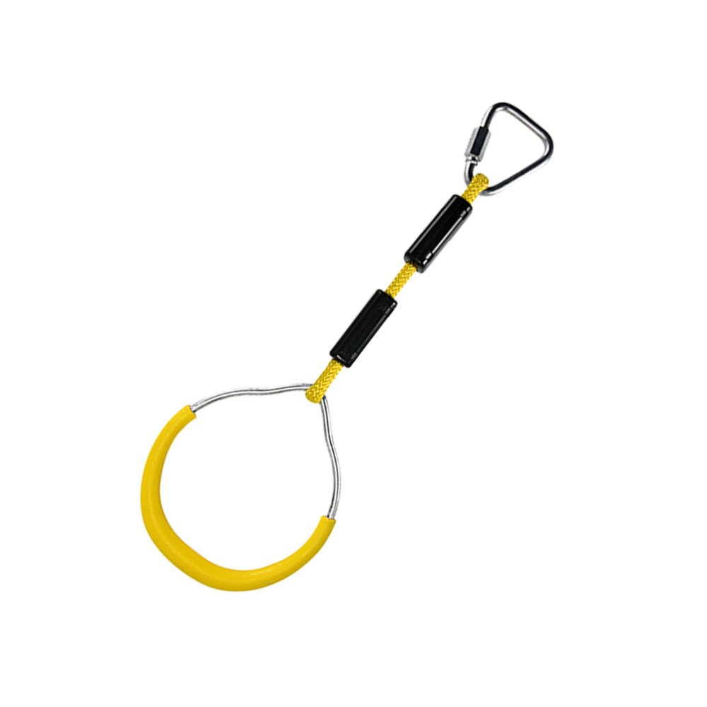 1PC Plastic Gymnastic Ring Children Fitness Ring for Kids Exercise Strength Bodyweight Training (Red): Yellow