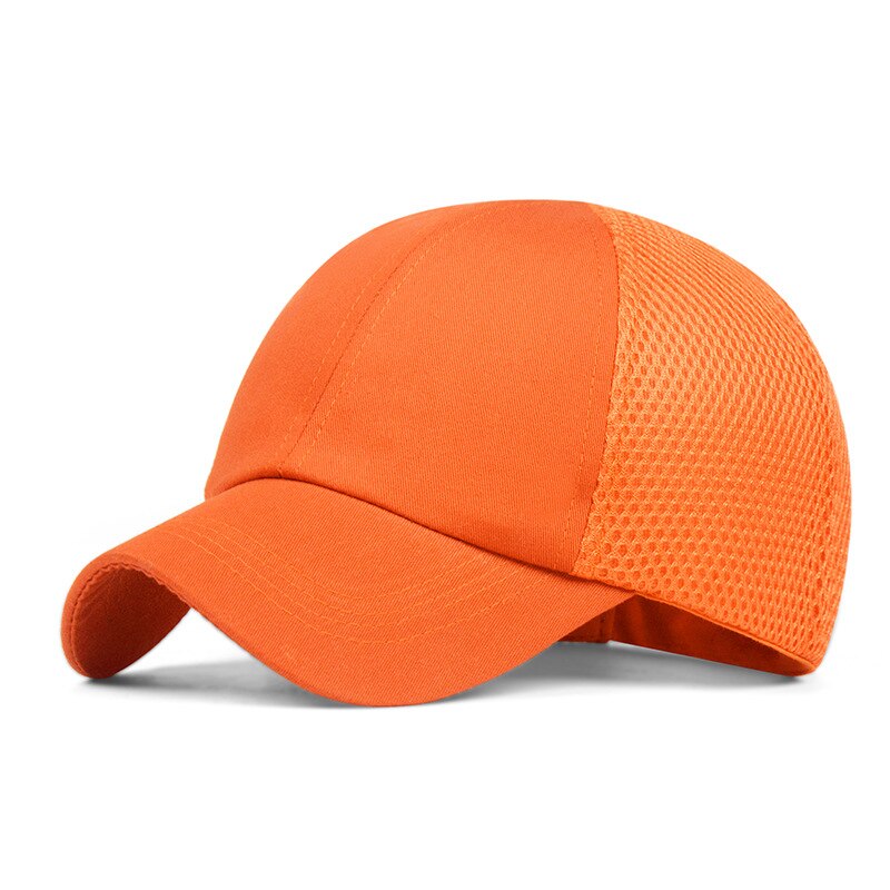 Summer Bump Cap Protective Baseball Hat Style Breatheable Hard Hat Work Safety Helmet For Work Site Head Protection: Orange