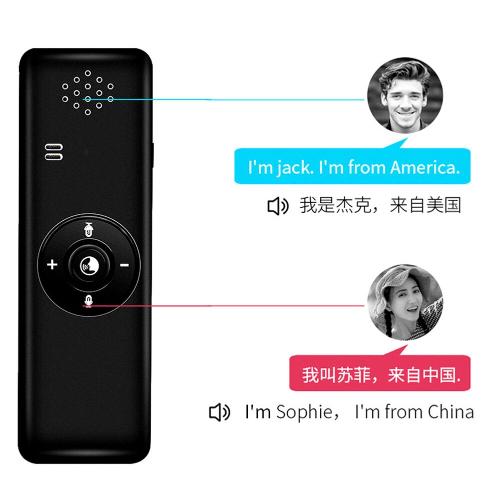 Portable Smart Language Translator Device Real Time Handheld T11 Interpreter Support 40 Languages for Learning Travelling Busine