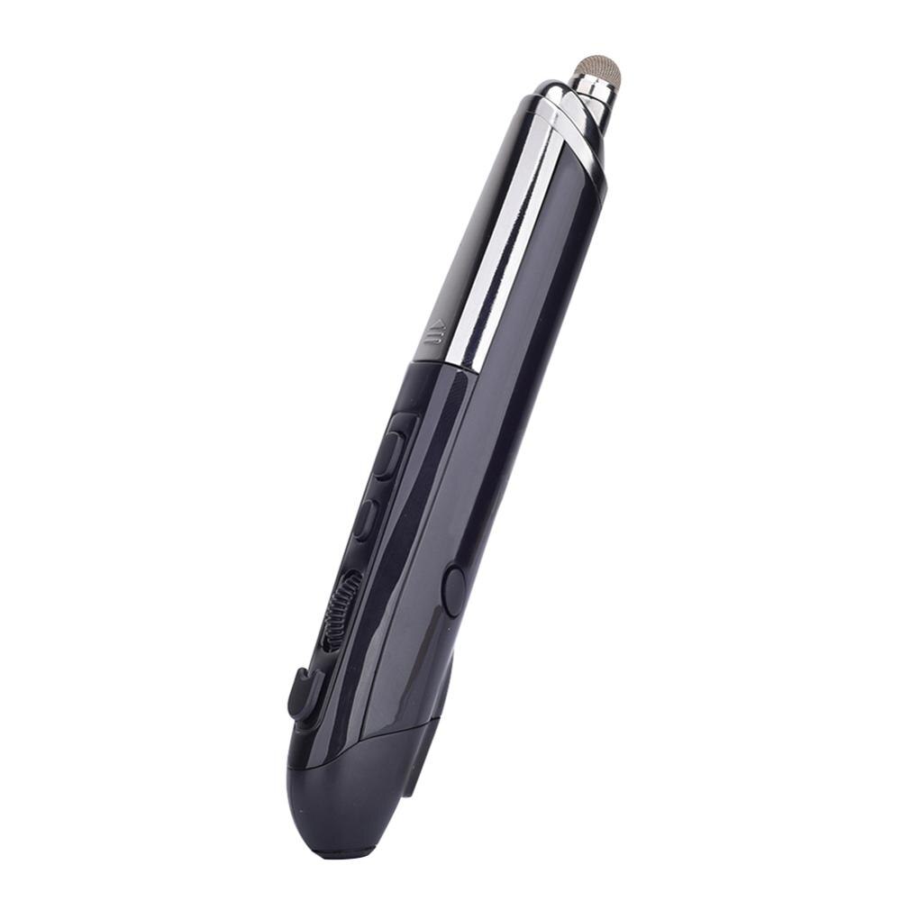 PR-08 Universal 6 Keys 2.4GHz Wireless Optical Pen Mouse for PC Smart TV: Black