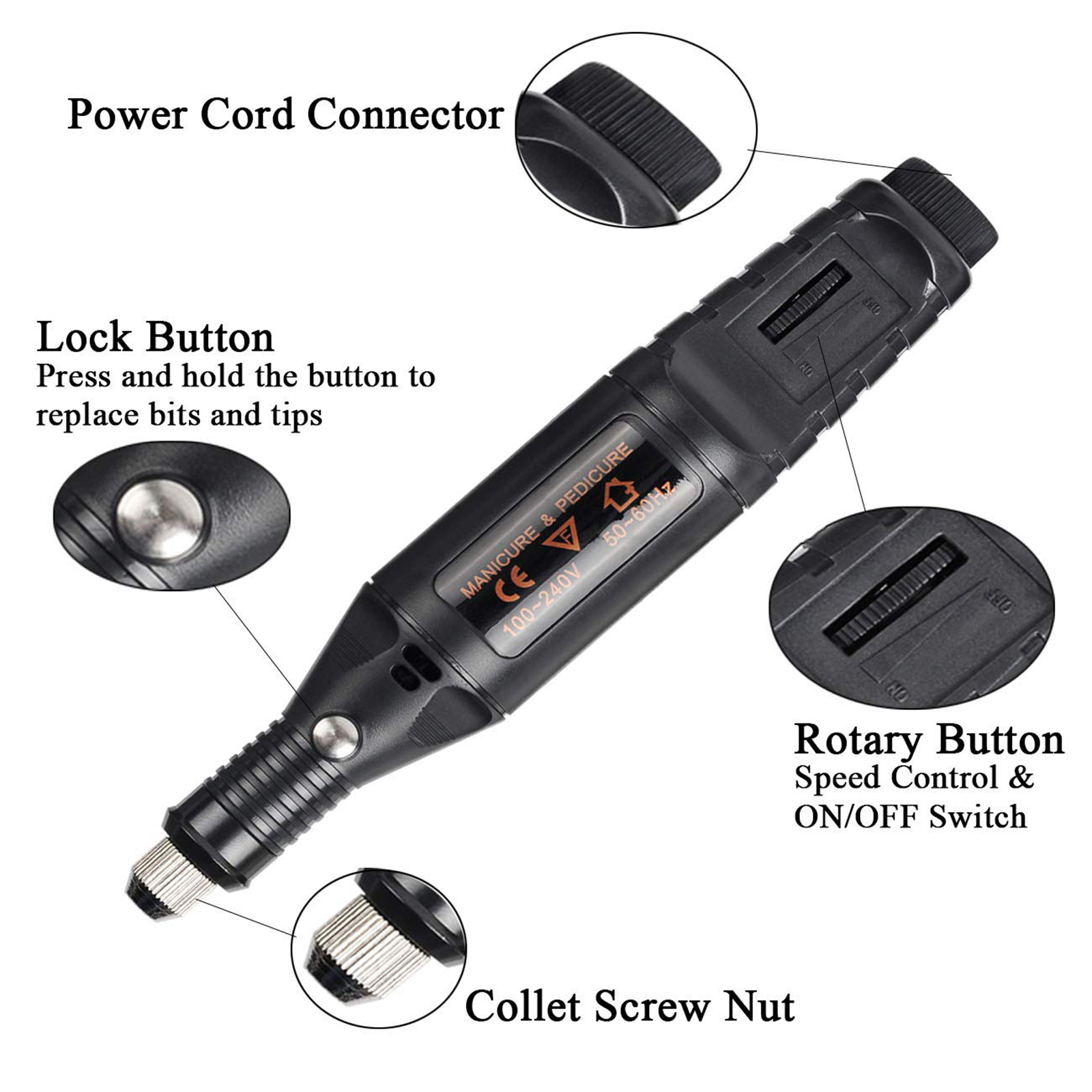 Mini Electric Engraver Rotoray Tool Kit for Metal Glass Ceramic Jewelry DIY Punch Carving Engraving Pen Kit