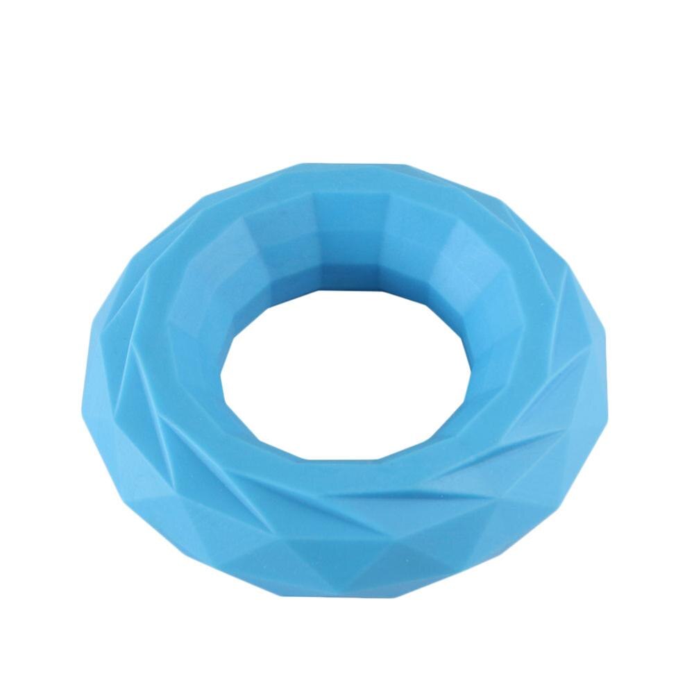 Fitness Hand Strengthener Silicone Expander Grip Device O-Shaped Silicone Grip Ring Finger Hands Fitness Exercise Equipment: Blue