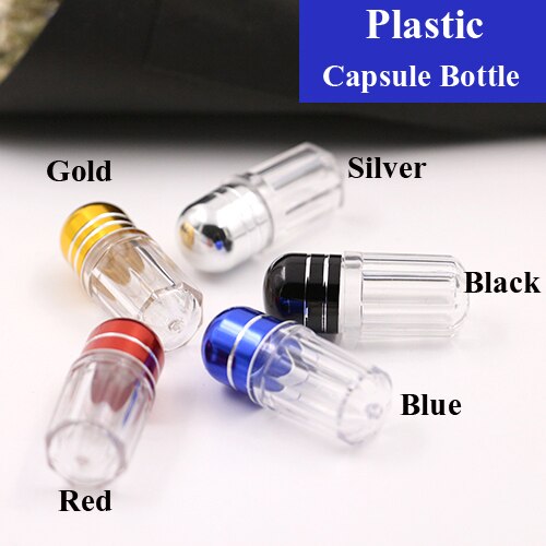 Capsules en plastique 1g 5 couleurs, petite Capsule 1ml, 100 unités/lot, produits de soins de santé