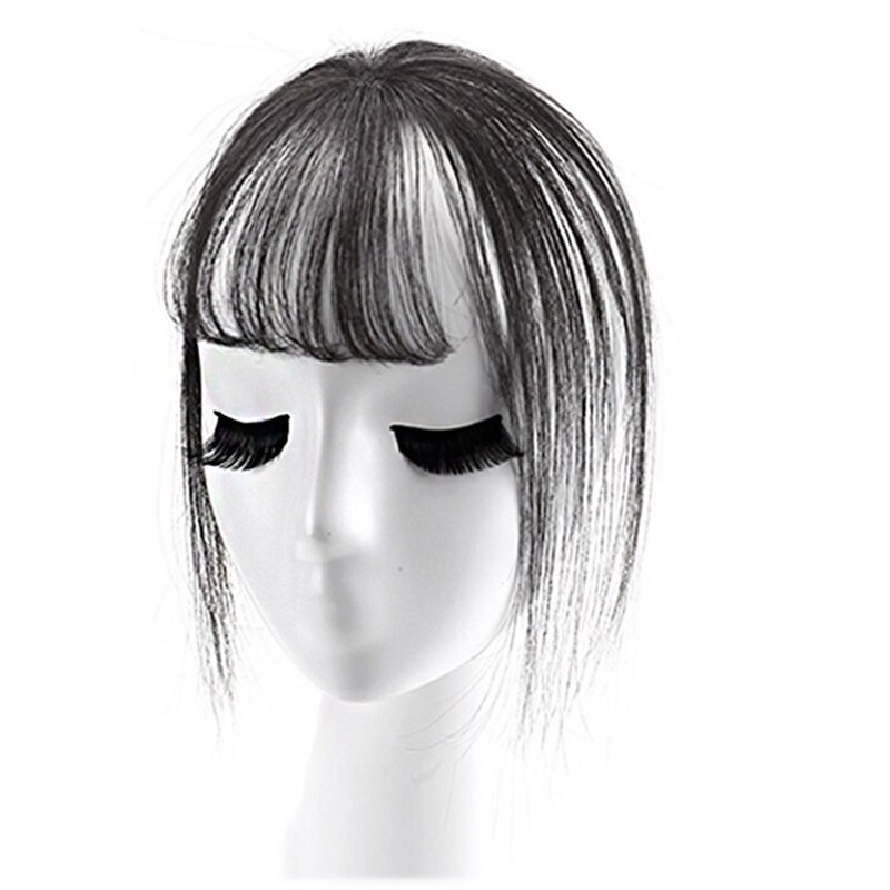 Talang3d franja invisível nenhum traço tiara feminino peruca curta franja adulto feminino bb clip acessórios de cabelo