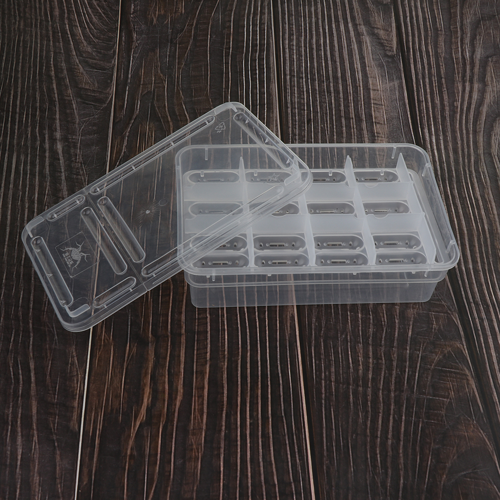 Reptile Egg Incubator Tray Lizard Gecko Snake Bird Egg Hatcher Box Case 24 Slot ,Pack of 1