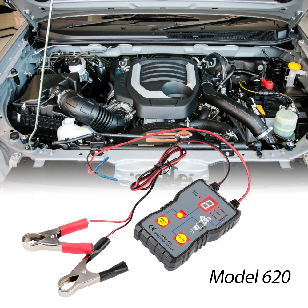 Fuel Injector Tester 12V 4 Pulse Modes Handheld Car Auto Vehicle Fuel Pressure System Diagnostic Scan Testing Cleaning Tool