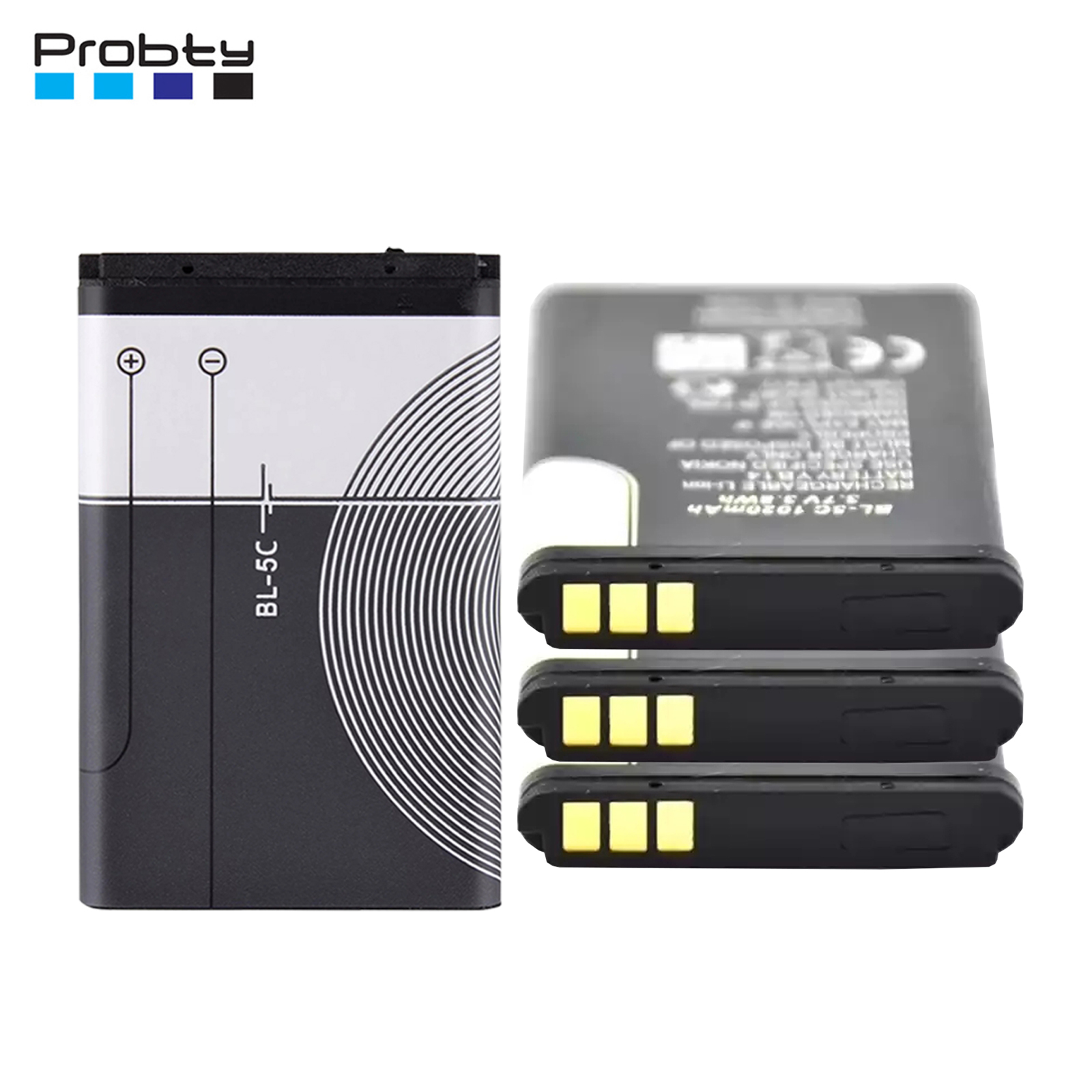 1020mAh BL-5C BL 5C BL5C Lithium Polymer Phone Battery For Nokia 1100 1110 1200 1208 1280 2600 2700 3100 3110 5130 6230 1600