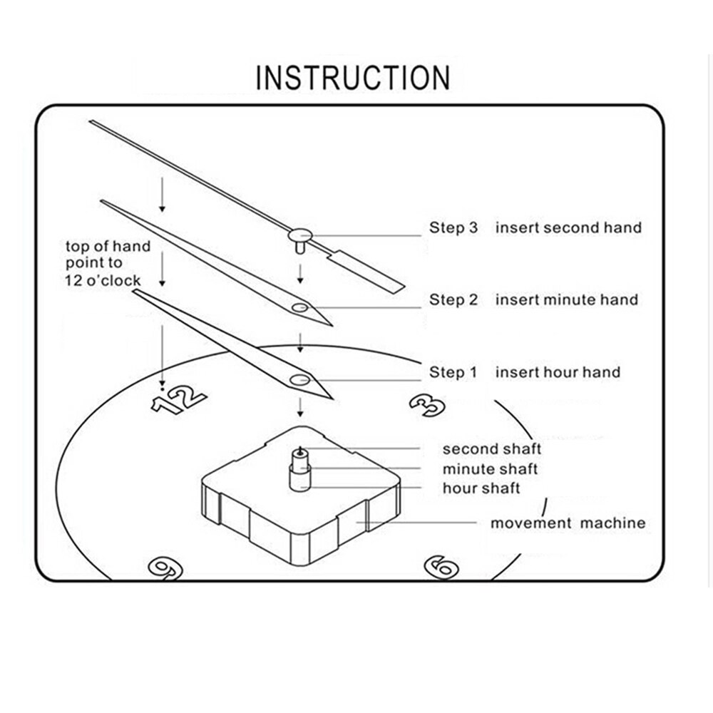Moderne acryl prachtige kleine wandklok diy acryl wandklok muursticker moderne inrichting