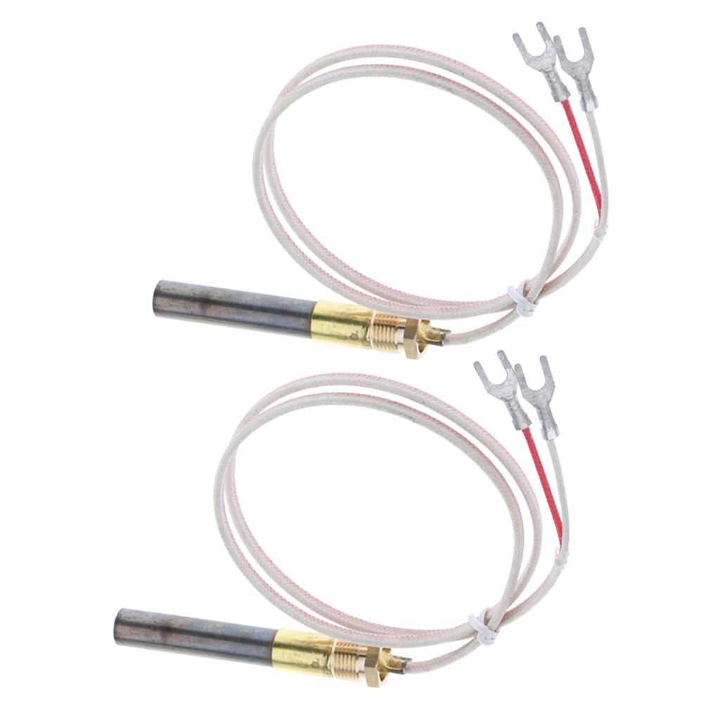 Remplacement de générateur pilote de thermogénérateur Thermopile de cheminée à gaz de 2 pièces, 24 pouces (2 pieds) de long; Facile à installer