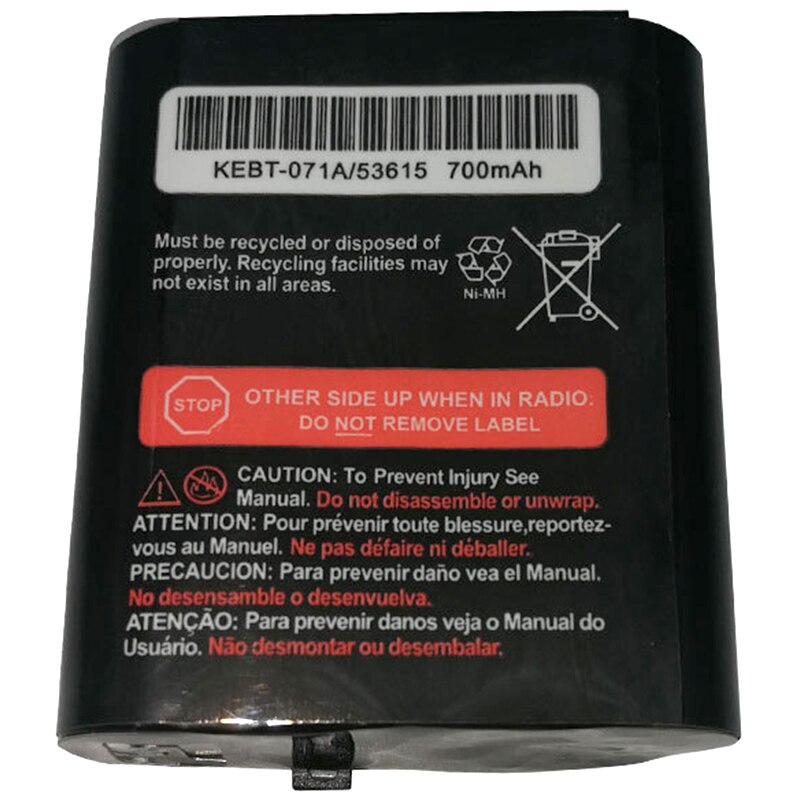 2 Packs 700 Mah Batterij Voor Motorola Kebt-071-D Kebt-071-C Kebt-071-B Kebt-071-A 53615