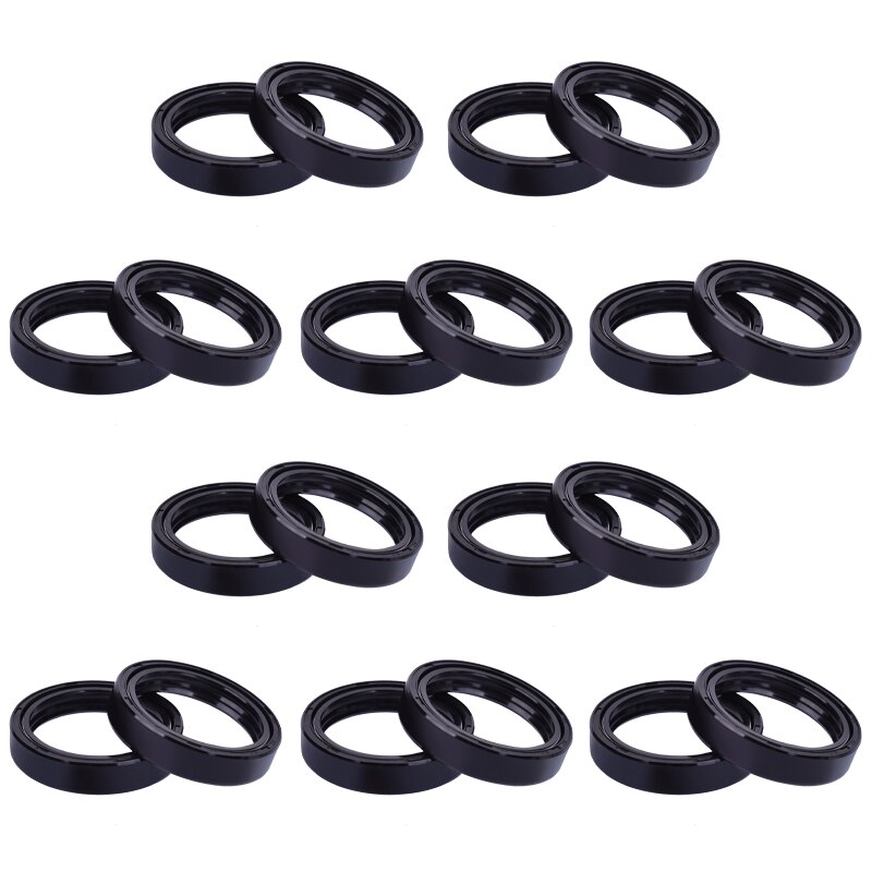 Sello de aceite de horquilla delantera y cubierta antipolvo para Hyosung GT650P GT650R GT650S GT650 COMET GV650 AQUILA PROGRESS ST7 ST7D, 41x54x11 /41 54: 20pcs Oil seal