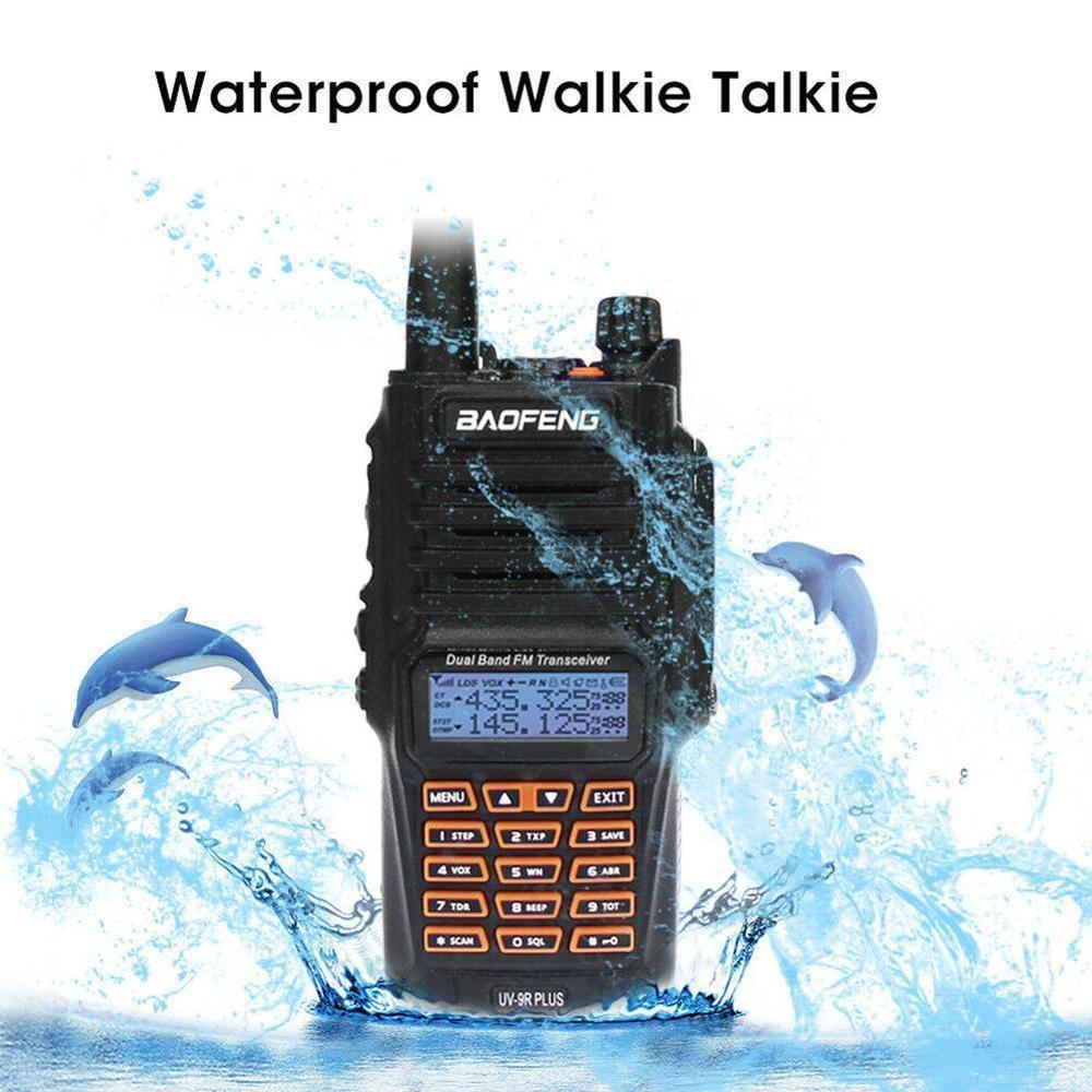 Baofeng UV-9R Plus étanche IP57 talkie-walkie voie CB jambon haute portable km 1-15 deux longue portée de UV9R-ERA Radio V8C6