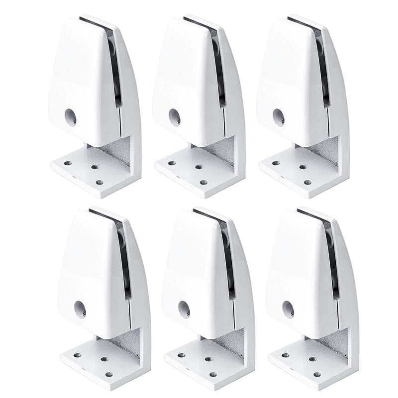 6Pcs Sneeze Guard Clamp Bracket Desk Partition Clamp Support for Thick Acrylic Panels Adjustable L Shape Clamp: Default Title