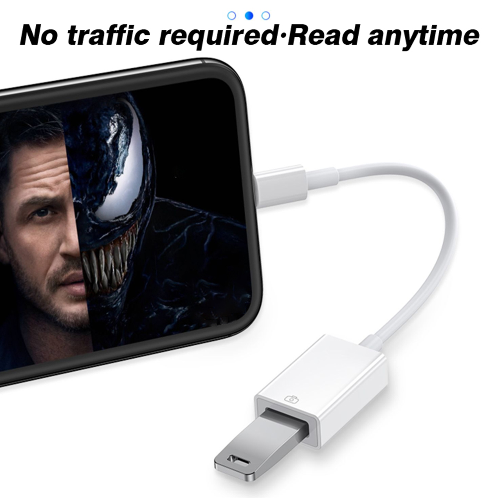Byscoon-Cable adaptador USB 3,0 OTG para iPhone, adaptador de Lightning a USB, convertidor de Cable de cámara para iPhone 14, 13, 12, 11 Pro Max, Xs, XR, 7, 8 Plus