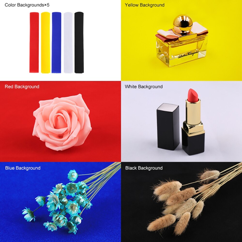 Lightbox 40cm*40cm photo soft box portable Studio shooting light box-free 5 color background cloth