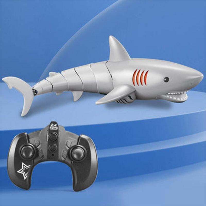 pilot rekin 2.4G symulacja elektryczna RC ryby łódź wyścigowa woda basen zabawki dla dzieci