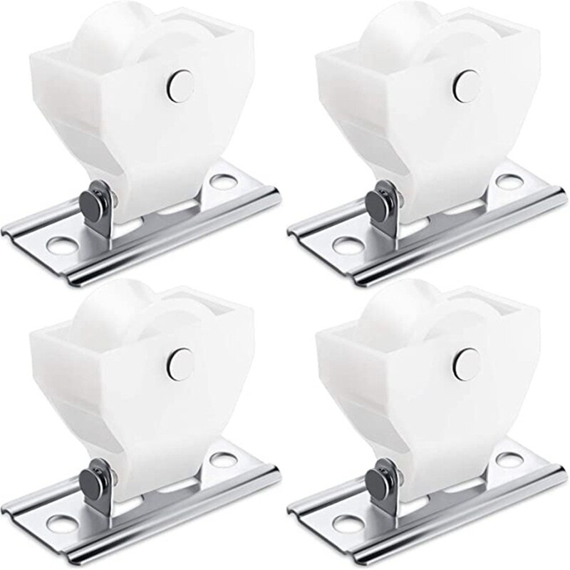 4Pcs Drapery Hardware Cord Pulleys Window Blind Lock for Roman Pleated Shade Roller Shutter Replacement Accessories