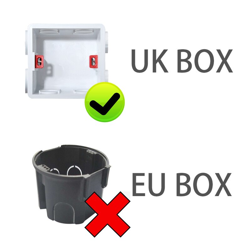 Wallpad L6 – prise de courant murale française, 3 voies, Triple sortie électrique, panneau en aluminium brossé marron, 258x86mm