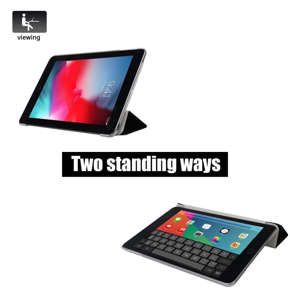 Qijun tablet flip etui til huawei mediapad  m5 8 8.4 " smart wake up sleep læder fundas fold stand cover taske til sht -w09/al09