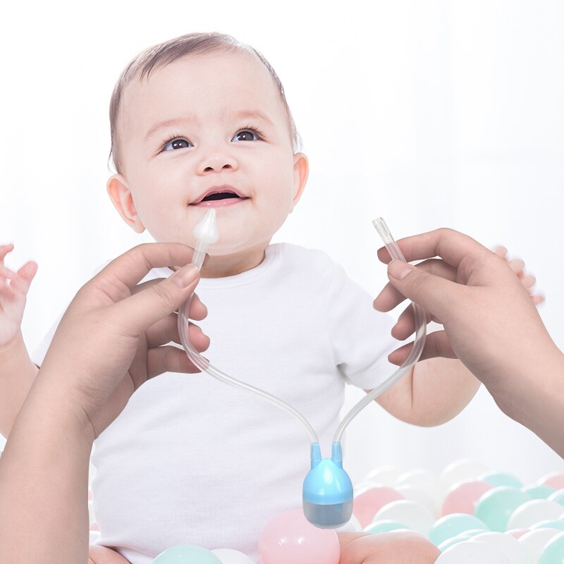 Neugeborenen Baby Sicherheit Nase Reiniger Vakuum Saug Nasensauger Grippe Schutze Waschen Reiniger Nase Schutz Reinigt Befeuchtet