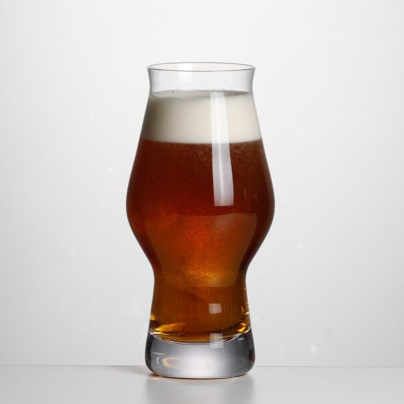 2 Pack Crystal Beer Cup Manually Blowing Lead-Free Glass Craft Wine Special Cup