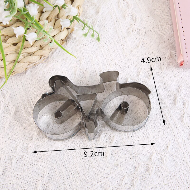 3Pc 4Pc Biscuit Cutter Mold Rvs Cookie Cutters Diy Cartoon Fondant Gebak Mold Voor Keuken Bakken Accessoires: Stainless steel 12