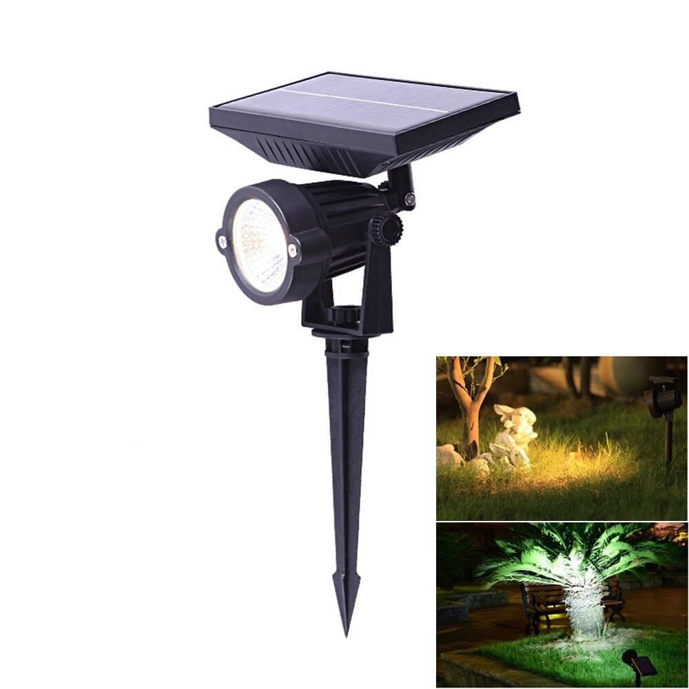 Outdoor Garden LED Lamps Solar Powered 5W Lawn Light Waterproof Landscape Garden Lighting 500LM Spike LED Path Lights