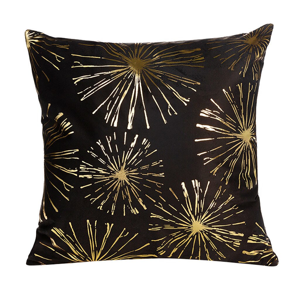 #l5 2019 polyester guld brev kudde soffa bil midje kudde kudde kamouflage absorbera svett kuddar faux: V