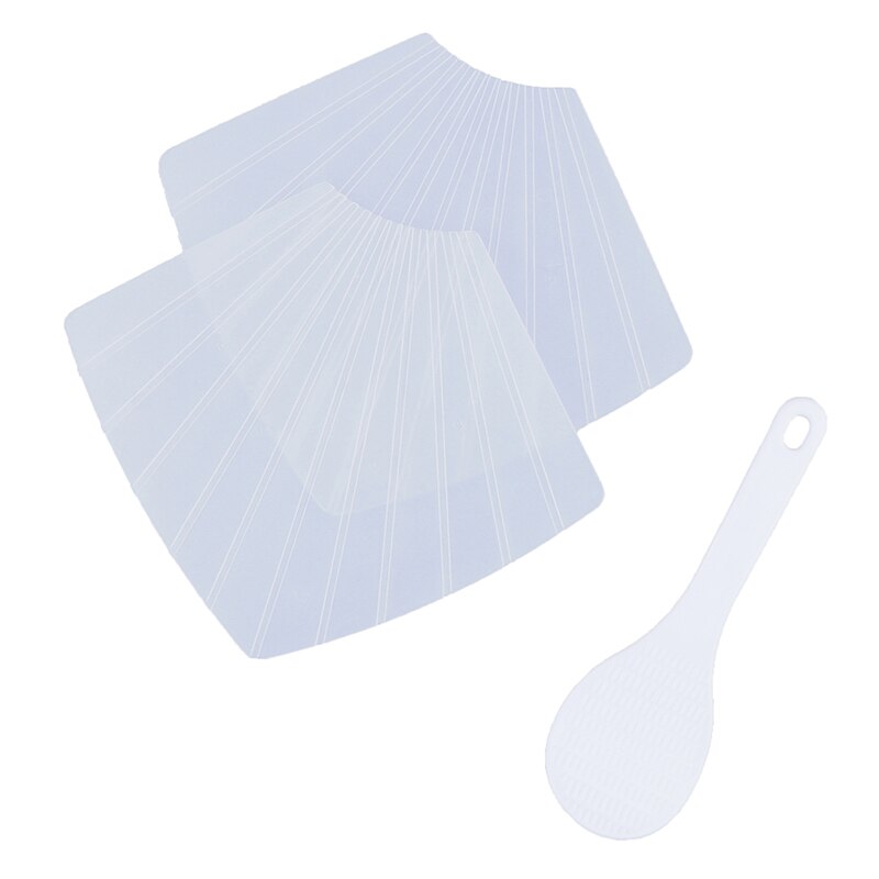 3pcs/set Sushi Tools Two Hand Roll Temaki Sushi Molds Moulds DIY Sushi Maker Rice Ball Maker With Rice Paddle