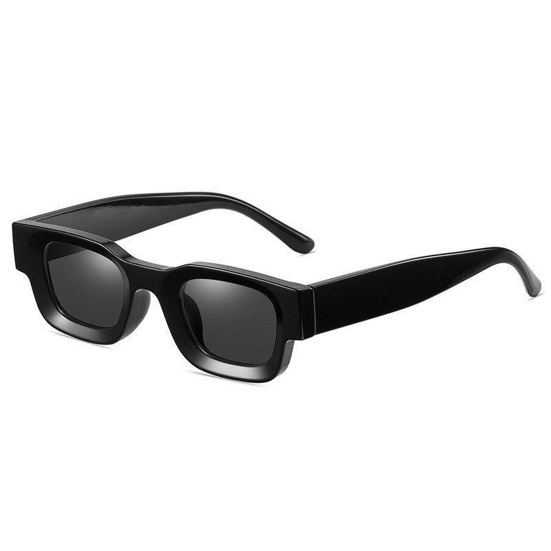 Gafas de sol rectangulares para mujer, lentes de sol ovaladas, cuadradas de de Vintage, antideslumbrantes, UV400: Verde