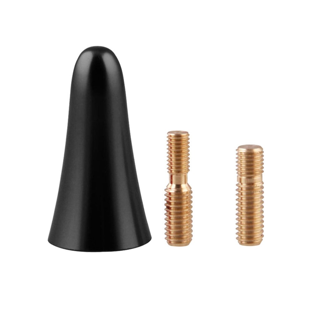 Auto Accessories Decoration Roof Antenna Car Antenna Aluminum Antenna Refit (Black): Default Title