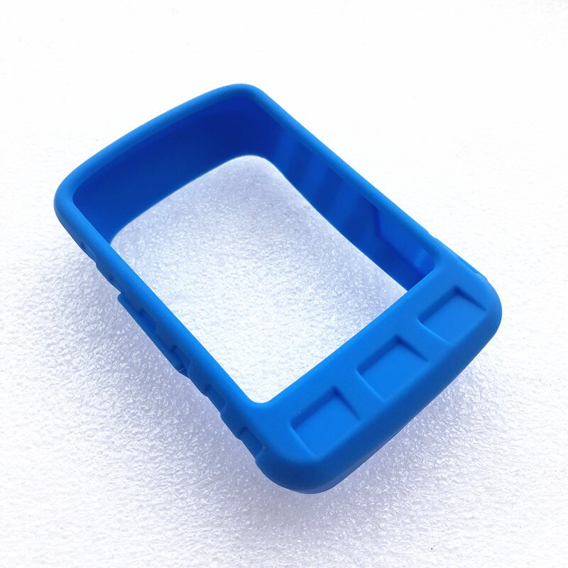 Silikon Schutzhülle Für Wahoo ELEMNT DURCHSTREIFEN Radfahren Computer GPS Fall Sleeve Staub-proof Kratz mit Screen Protector: Blue