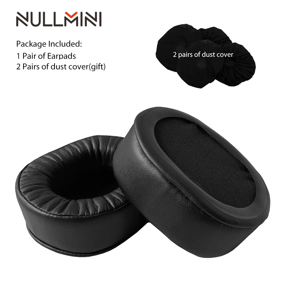 NullMini Replacement Earpads for Bluedio UFO Headphones Thicken Leather Earmuff