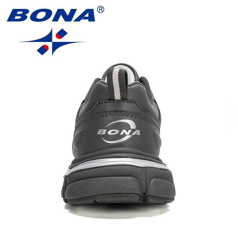 Bona classics style cow split hardloopschoenen heren outdoor sneakers comfortabele wandel- en joggingschoenen heren sportschoenen
