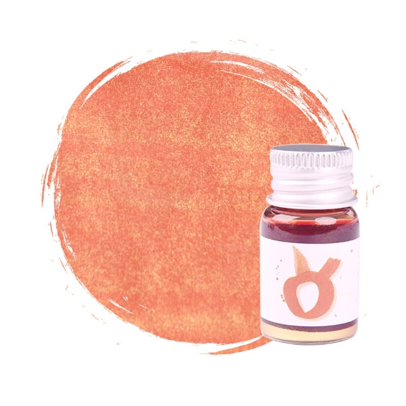 5ml Gold Powder Colorful Fountain Pen Ink Non-carbon Refilling Inks Student Stationery School Office Supplies: 3